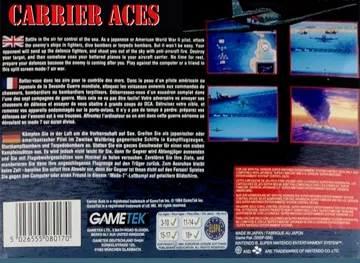 Carrier Aces (Europe) box cover back